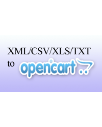 XML/CSV/XLS/TXT to Opencart data entry service