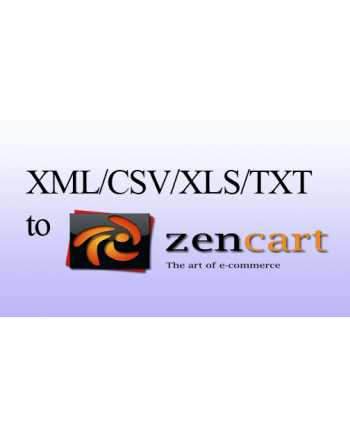 XML/CSV/XLS/TXT to Zen Cart data entry service