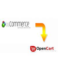 Oscommerce to Opencart migration service